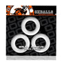 Oxballs Willy Rings 3 - Pack Cockrings O/S White - Royal Sins