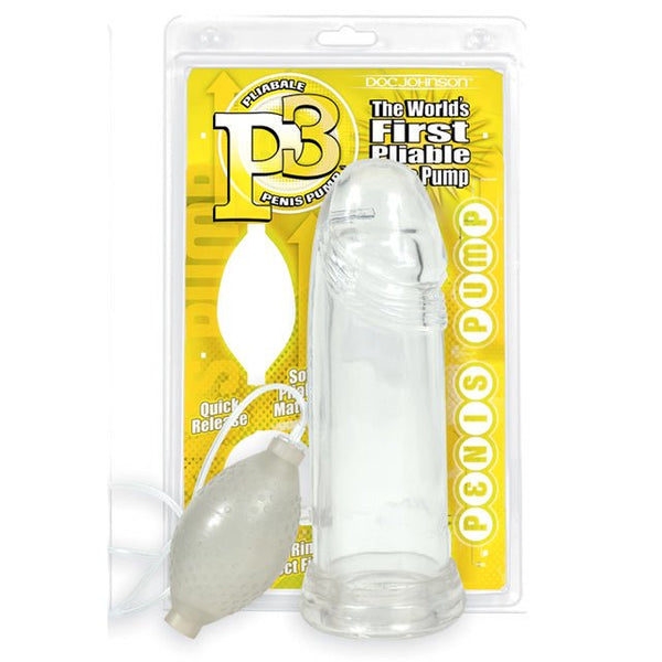 P3 Penis Pump (Clear) - Royal Sins