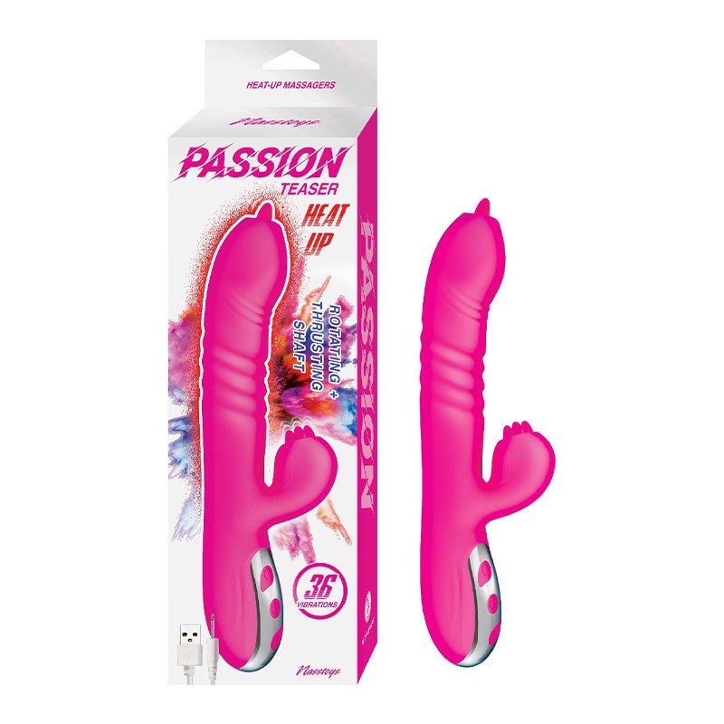 Passion Teaser Heat Up Dual Stimulator Pink - Royal Sins