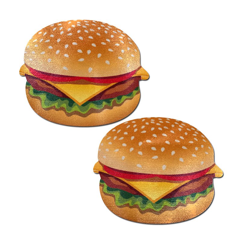 Pastease Burger: Delicious Cheeseburger Nipple Pasties - Royal Sins