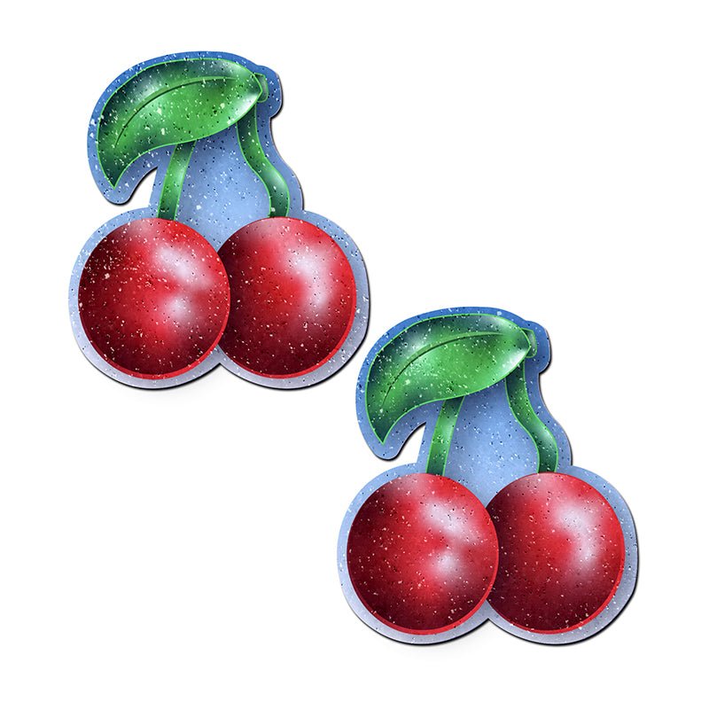Pastease Cherry: Red Cherries Nipple Pasties - Royal Sins