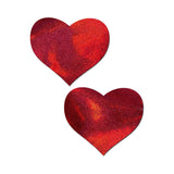 Pastease Everyday Reusable: Liquid Red Heart Pasties - Royal Sins