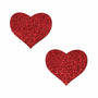 Pastease Glitter Heart Pasties Red - Royal Sins