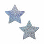 Pastease Glitter Star Pasties Silver - Royal Sins
