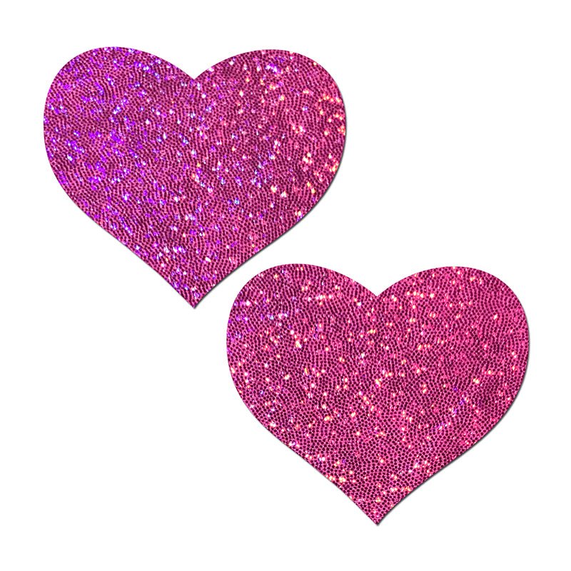 Pastease Love: Bubblegum Pink Hearts Nipple Pasties - Royal Sins
