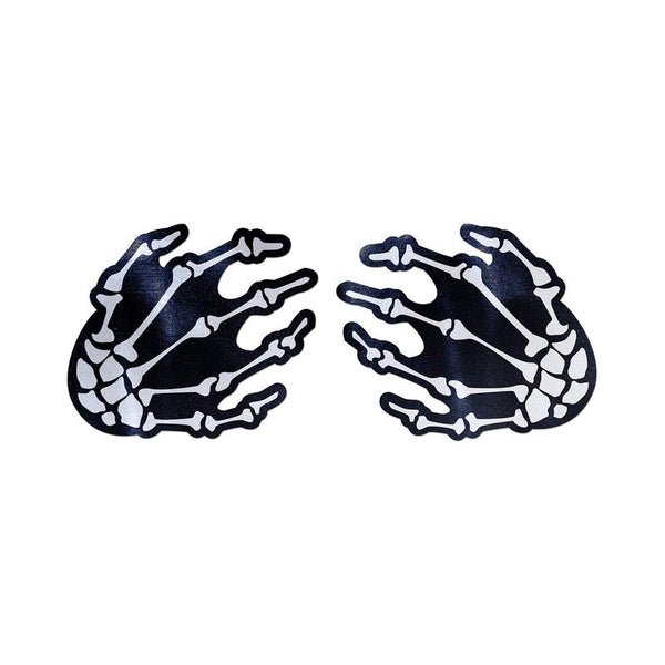 Pastease Skeleton Hands Pasties Black - Royal Sins