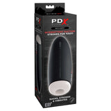 PDX Elite Fap - O - Matic Rechargeable Vibrating Suction Stroker - Royal Sins