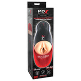 PDX Elite Fuck - O - Matic Rechargeable Vibrating Suction Stroker With Ball Cradle - Royal Sins