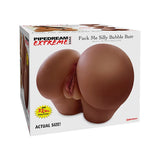 PDX Fuck Me Silly Bubble Butt Dual - Entry Mega Masturbator Brown - Royal Sins