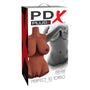 PDX Plus Perfect 10 Torso Dual Entry Masturbator Brown - Royal Sins