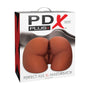 PDX Plus Perfect Ass XL Dual Entry Masturbator Brown - Royal Sins