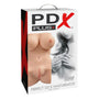 PDX Plus Perfect DD's Dual Entry Masturbator Beige - Royal Sins