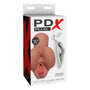 PDX Plus Pick Your Pleasure Dual Entry Stroker Tan - Royal Sins