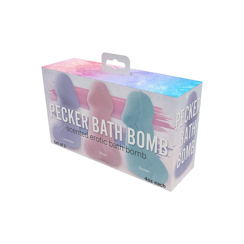 Pecker Bath Bomb - 3Pk. Jasmine Scented - Royal Sins