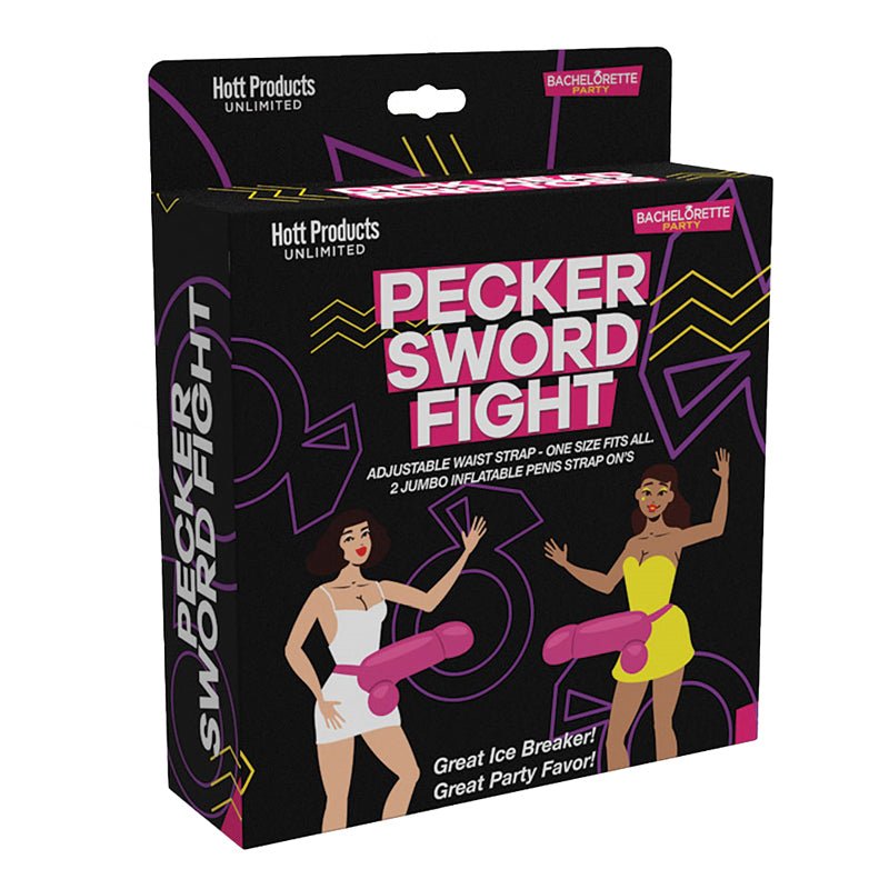 Pecker Sword Fight Game Strap On Large Penis (2 Pack) - Royal Sins