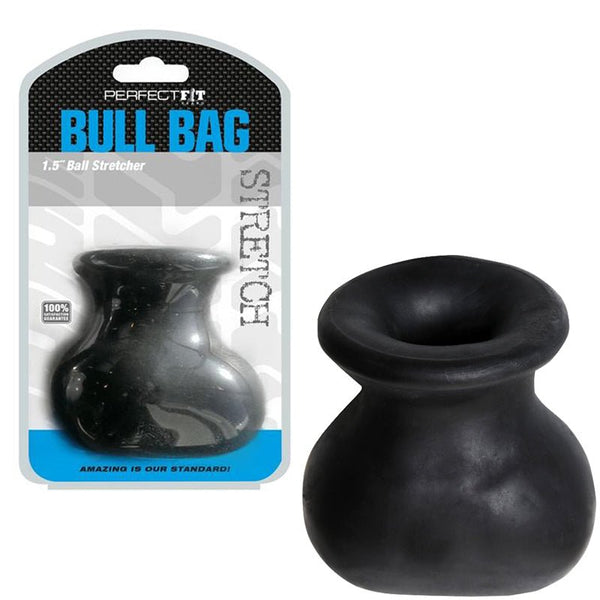 Perfect Fit Bull Bag XL 1.5in Ball Stretcher - Black - Royal Sins