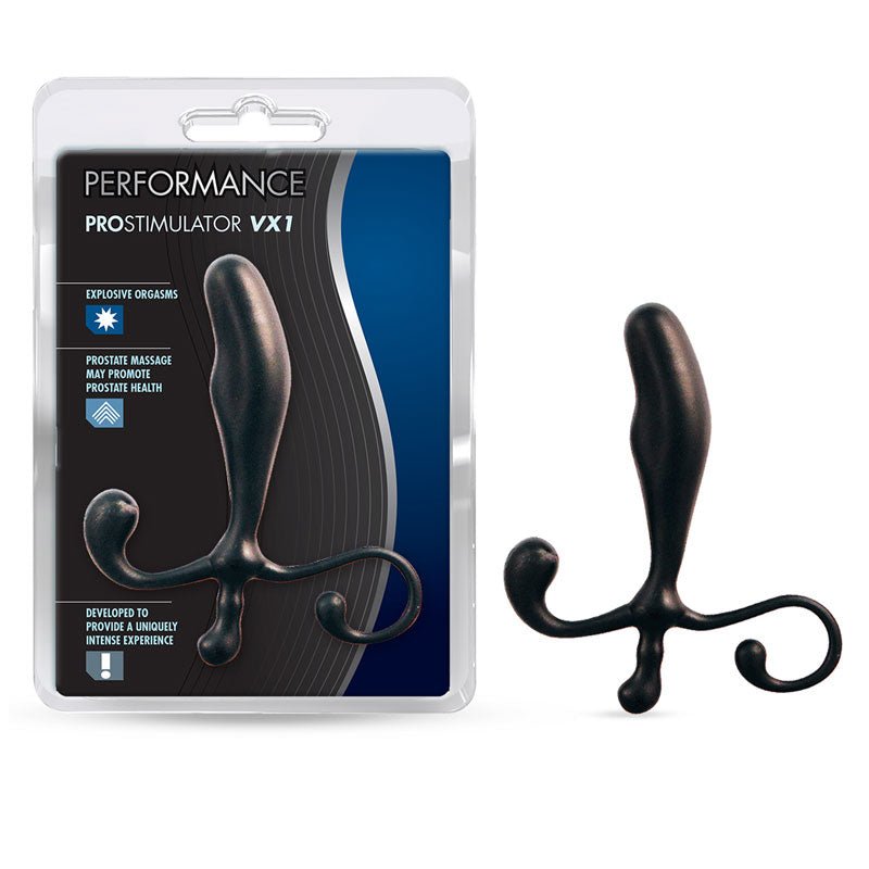 Performance ProStimulator VX1 Prostate Massager Black - Royal Sins