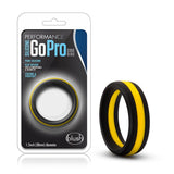 Performance Silicone Go Pro Cock Ring Black/Gold/Black - Royal Sins
