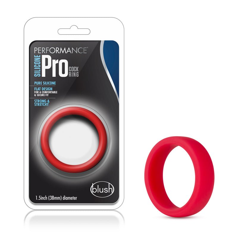 Performance Silicone Go Pro Cock Ring Red - Royal Sins