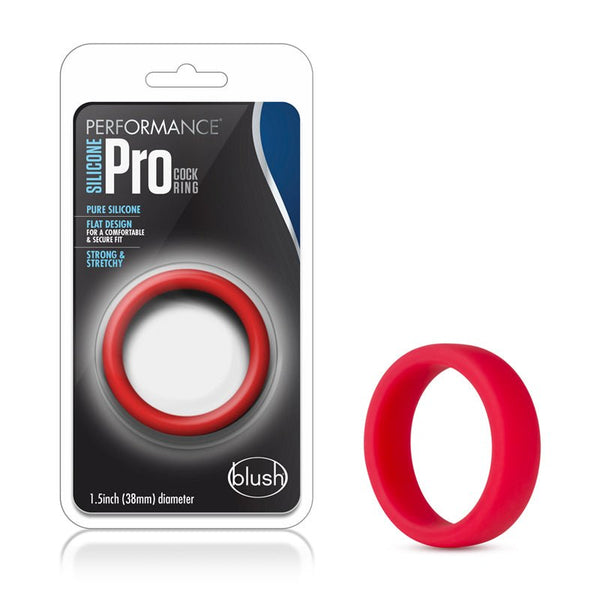 Performance Silicone Go Pro Cock Ring Red - Royal Sins