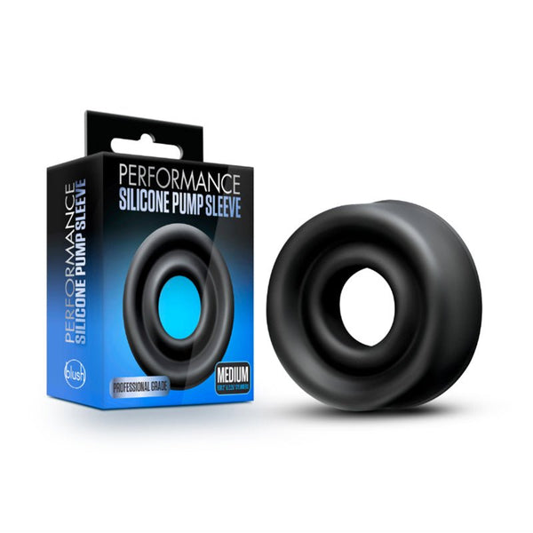 Performance Silicone Pump Sleeve Medium Black - Royal Sins