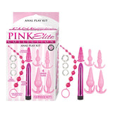 Pink Elite Collection Anal Play Kit Pink - Royal Sins