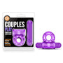 Play with Me Couples Play Vibrating Cockring Purple - Royal Sins