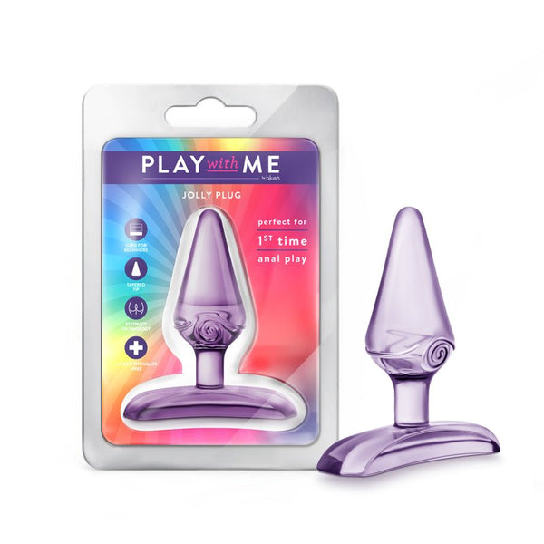 Play With Me Jolly Plug Purple - Royal Sins