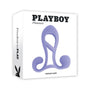Playboy Fantasy Cage Rechargeable Vibrating Cock Cage Silicone Purple - Royal Sins