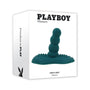 Playboy Have A Seat Rechargeable Silicone Remote - Controlled Vibrating Grind Pad Deep Teal - Royal Sins