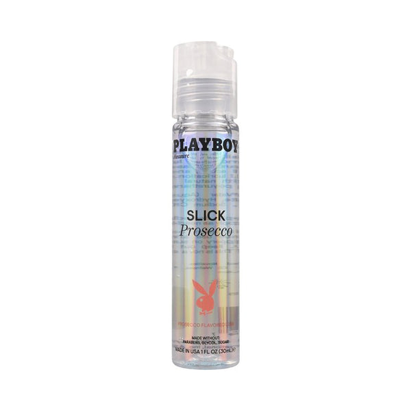 Playboy Slick Flavored Water - Based Lubricant Prosecco 1 oz. - Royal Sins