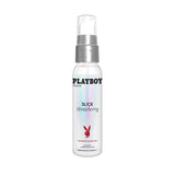Playboy Slick Flavored Water - Based Lubricant Strawberry 4 oz. - Royal Sins