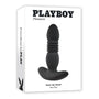 Playboy Trust The Thrust Thrusting Vibrating Anal Plug Black - Royal Sins