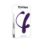Playboy Twisted Playground Rechargeable Triple Stimulator Vibe Silicone Purple Acai - Royal Sins