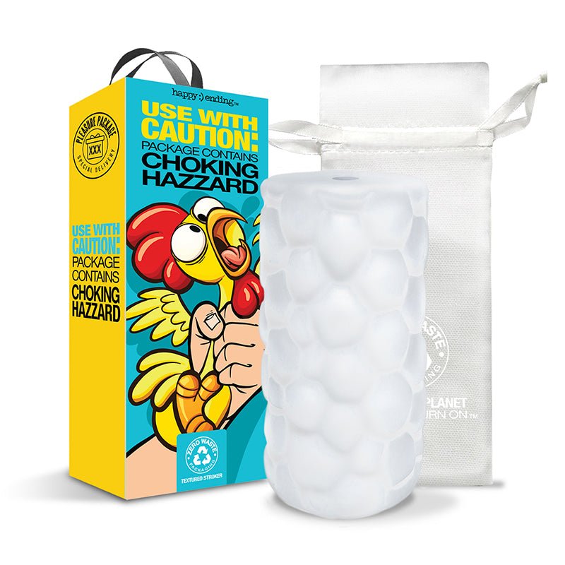 Pleasure Package Use With Caution - Tight Textured Stroker - Royal Sins