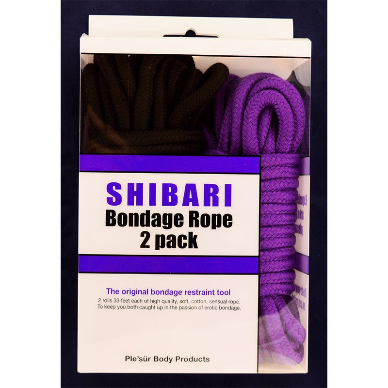 Ple'sur Purple & Black 10 m / 33 ft. Rope Kit 2 - Pack - Royal Sins