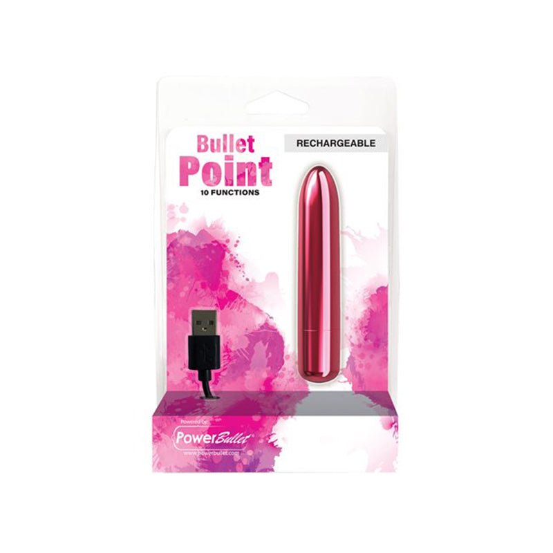 Power Bullet Point Rechargeable - Pink - Royal Sins