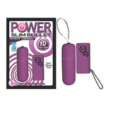 Power Slim Bullet Remote Control (Purple) - Royal Sins