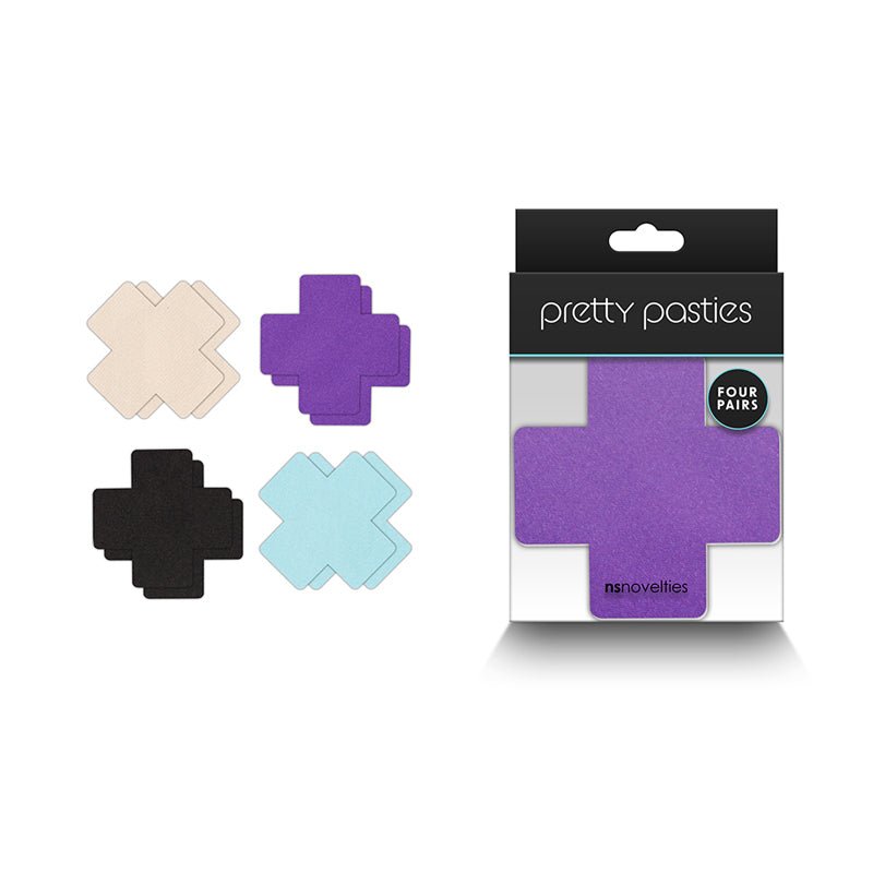 Pretty Pasties Cross I Assorted 4 Pair - Royal Sins