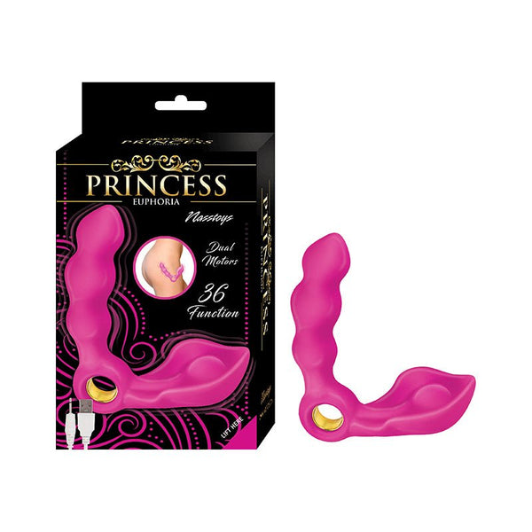 Princess Euphora Dual Stimulator Silicone Pink - Royal Sins