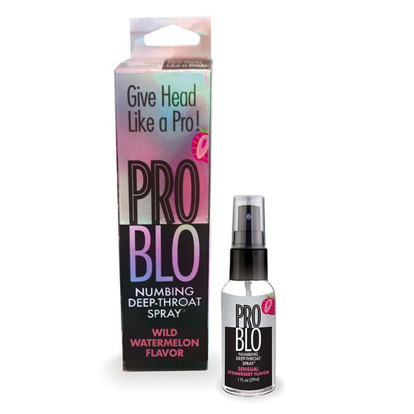 Pro Blo Numbing Deep Throat Spray Strawberry 1 oz. - Royal Sins