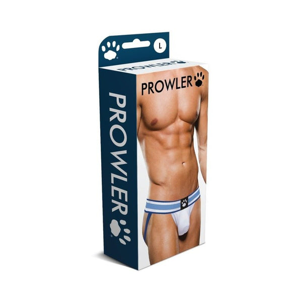 Prowler Jock Strap White/Blue L - Royal Sins