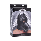 Master Series Muzzled Universal BDSM Hood with Removeable Muzzle