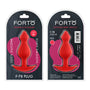 Forto F-78 Pointee Silicone Anal Plug Medium Red