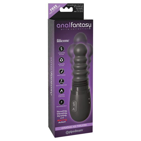Anal Fantasy Elite Collection Gyrating Ass Thruster Black