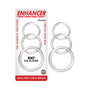 Enhancer Silicone Cockrings Clear Set of 3