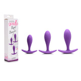 Gossip Rump Bumpers 3-Piece Silicone Anal Plug Training Set Violet