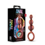 Anal Adventures Matrix Silicone Beaded Loop Plug Copper