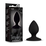 Temptasia 'Slut' Silicone Anal Plug Black