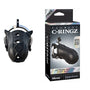 Fantasy C-Ringz Extreme Silicone Cock Blocker Locking Chastity Cage Black